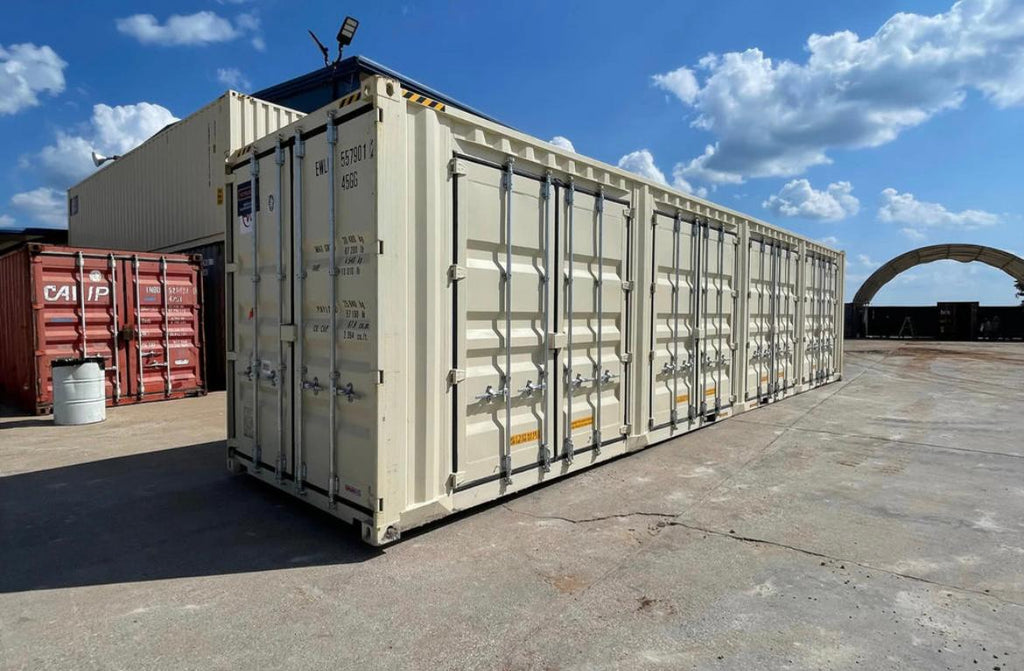 CONTENEDOR MARITIMO DE 40 PIES NUEVO HIGH CUBE Y CON PUERTAS LATERALES