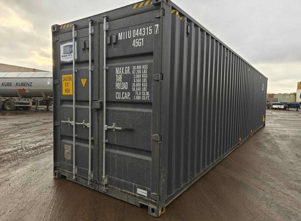 CONTENEDOR MARITIMO DE 40 PIES SEMINUEVO PUERTAS LATERALES