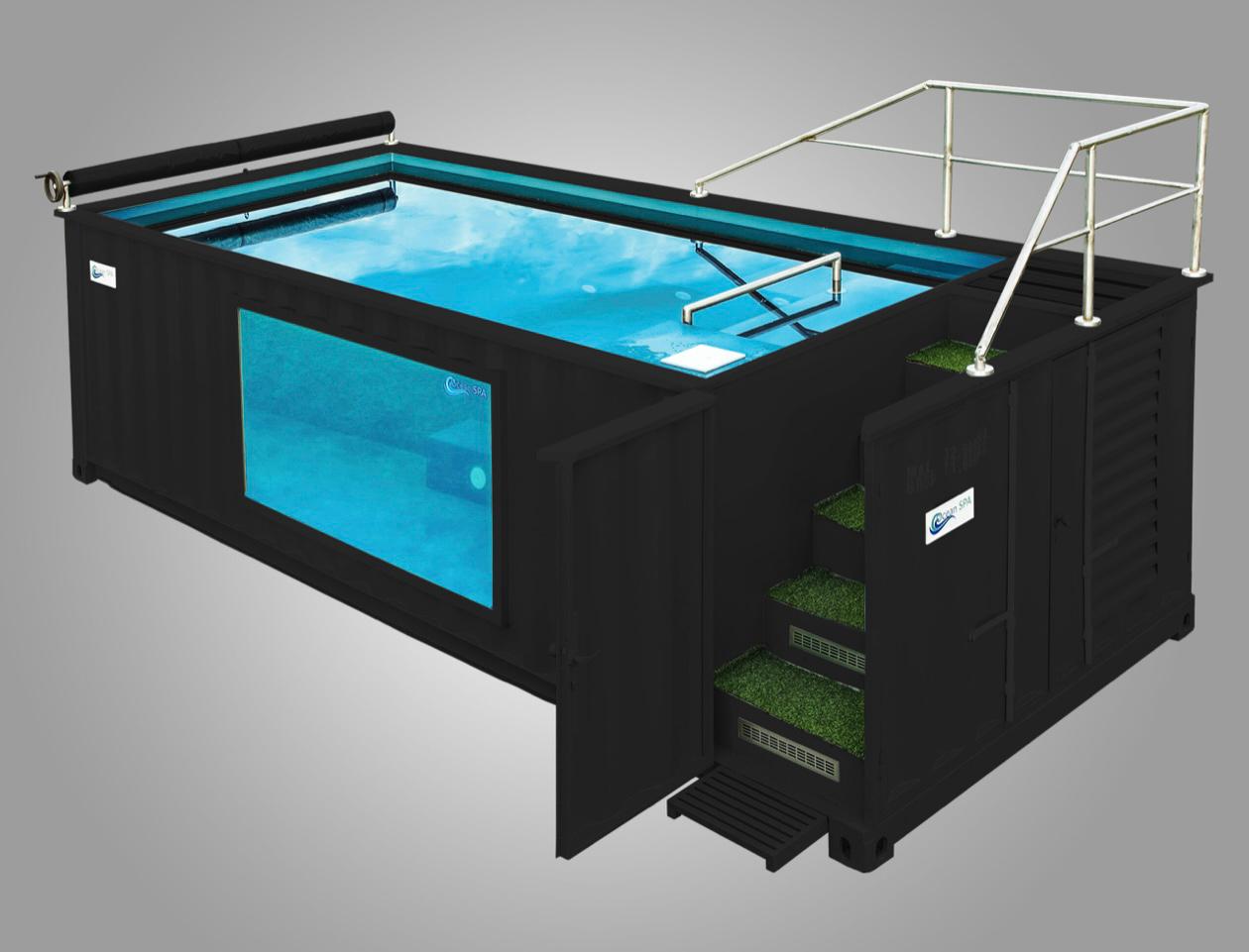 PISCINA CONTENEDOR PANORAMICA DE 12 METROS
